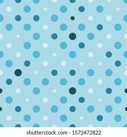 Seamless Polka Dot Texture Blue On Stock Vector (Royalty Free ...