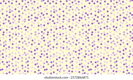 Seamless polka dot vector with geometric circles, perfect for fabric prints, posters, or abstract backgrounds. Trendy pattern for wallpapers and textile designs.