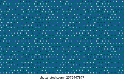 Seamless polka dot vector with geometric circles, perfect for fabric prints, posters, or abstract backgrounds. Trendy pattern for wallpapers and textile designs.