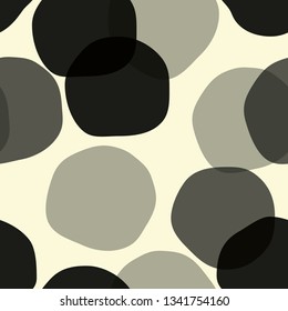 Seamless polka dot vector pattern