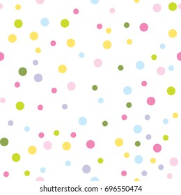 Seamless polka dots
