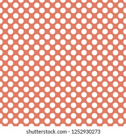 Seamless polka dots pattern background vector design