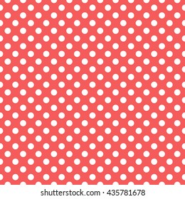 seamless polka dots pattern background