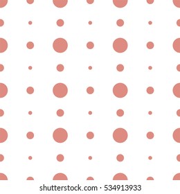seamless polka dots pattern background