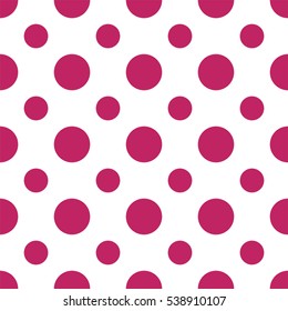 seamless polka dots pattern background