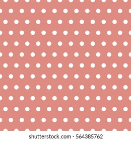 seamless polka dots pattern background