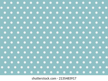 seamless polka dots pattern with cadel blue background