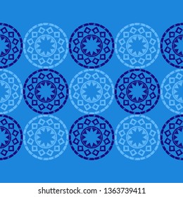 Seamless polka dots pattern. Ethnic print. Boho. Simple design. Vector geometric background. Can be used in printing, textile, wrapping, web-design.