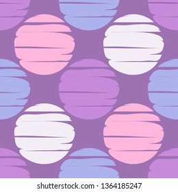 Seamless polka dots pattern. Ethnic print. Boho. Simple design. Vector geometric background. Can be used in printing, textile, wrapping, web-design.