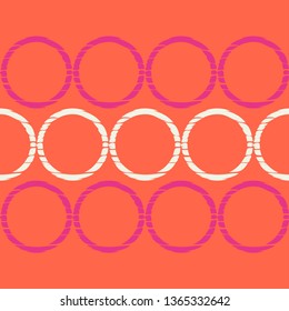 Seamless polka dots pattern. Ethnic print. Boho. Simple design. Vector geometric background. Can be used in printing, textile, wrapping, web-design.
