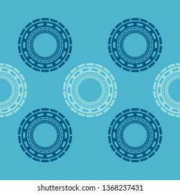 Seamless polka dots pattern. Ethnic print. Boho. Multicolored. Simple design. Vector geometric background. Can be used in printing, textile, wrapping, web-design.