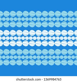 Seamless polka dots pattern. Ethnic print. Boho. Shading. Multicolored. Simple design. Vector geometric background. Can be used in printing, textile, wrapping, web-design.