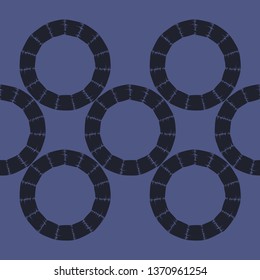 Seamless polka dots pattern. Ethnic print. Boho. Shading. Multicolored. Simple design. Vector geometric background. Can be used in printing, textile, wrapping, web-design.