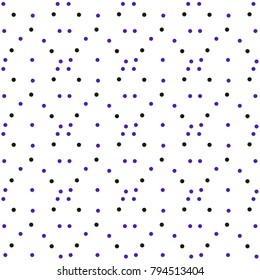 seamless polka dots pattern on white background