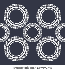 Seamless polka dots pattern. Simple design. Vector geometric background. Can be used in printing, textile, wrapping, web-design.