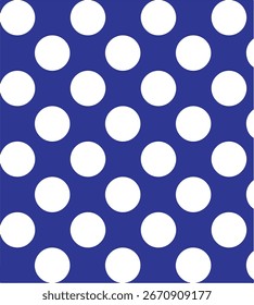 Seamless polka dots pattern. White hand-drawn circles on dusty pink background. Abstract Random points ornament. Vector rose illustration for wallpaper, fabric, print, wrapping paper, textile