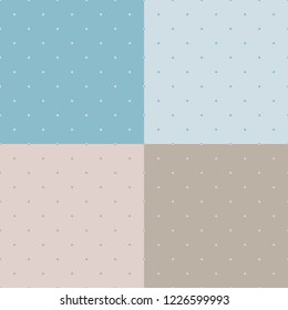 Seamless Polka Pattern with Dots