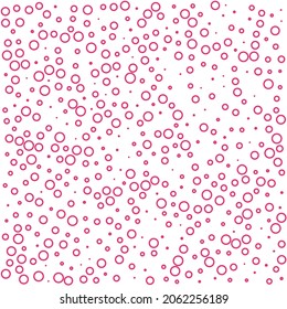 Nahtlose Polkadot-Musterhintergrund, moderner kreisförmiger Hintergrund, geometrische Vektorgrafik
