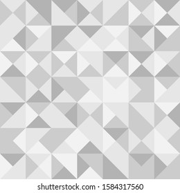 seamless polygon background pattern. abstract gray triangles