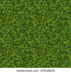 Seamless polygonal background made of overlay hexagons in shades of green
