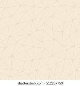 seamless polygonal coffee design background in outline style