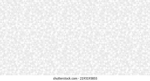 Seamless polygonal pattern. Abstract geometric texture. Tiled background. Low poly banner. Black and white illustration