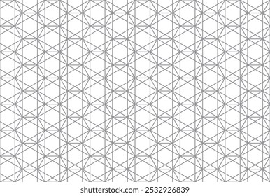 Motif polygonal harmonieux de style arabe. Des étoiles et des polygones. Illustration vectorielle.