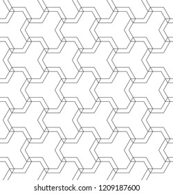 Seamless  polygonal pattern. Geometric texture. Vector art.