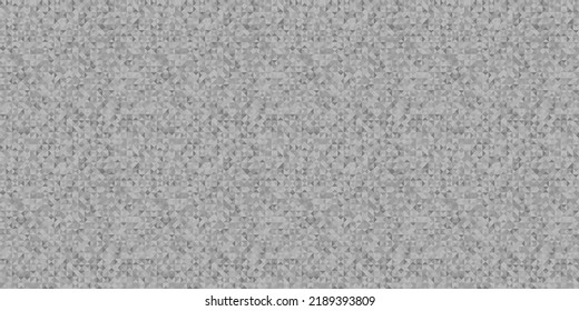 Seamless polygonal triangle pattern. Abstract geometric texture. Tiled background. Low poly banner. Black and white illustration