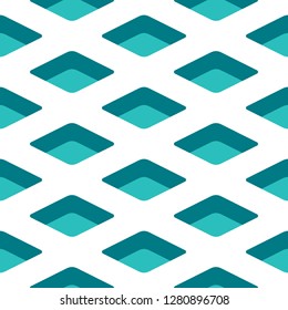 Seamless Pop Abstract Geometric Lattice Pattern