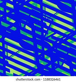 Seamless Pop Art Pattern. Abstract Color Texture with Lines 