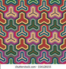 Seamless pop art style background