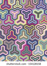 Seamless pop art style background