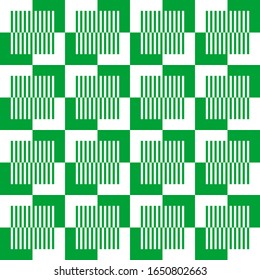 seamless pop art vector pattern of striped blocks.