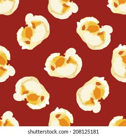 Seamless pop corn pattern