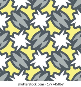 Seamless Pop Explosion Rocket Burst Background Pattern