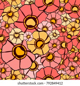 Seamless Poppy Patterns