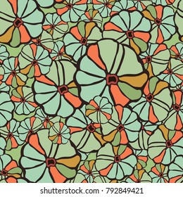 Seamless Poppy Patterns