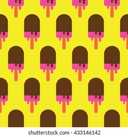 Seamless Popsicle Pattern, Candy Vector, Candy Pattern, Popsicle Vector