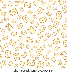 Seamless post office mail pattern for wrapping paper,  covers. Mail seamless pattern. Mail seamless pattern.