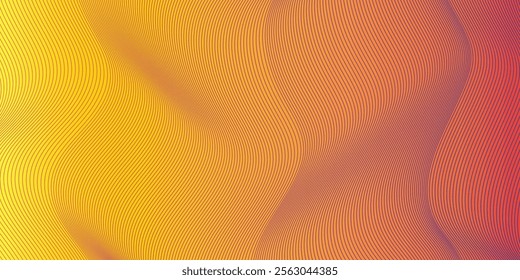 A seamless premium vector gradient pattern with sleek Blue Red Yellow lines for formal business designs and vouchers