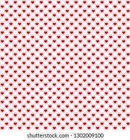 seamless pretty background with hearts and details in fine colors for valentine love time