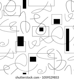 Seamless primitive geometric patterns. Trendy hipsters modern pattern.