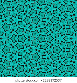 Seamless Print Funky Floral Backdrop Colorful Modern Creativity Tile Style Textile Interior Background Classic Design Fabric Vintage Texture Retro Graphic Art Wallpaper Fashion Luxury Pattern.
