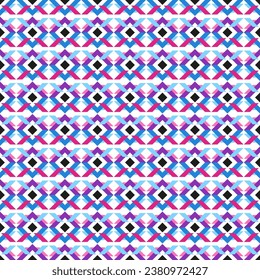 Seamless print with geometric elements. Mosaic from different elements.
