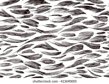 Seamless print pattern. Stock vector hand drawn abstract animal skin imitation. Wolf fur. 