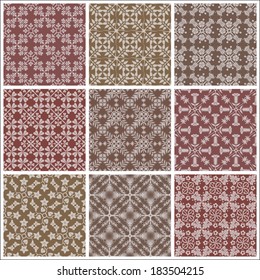 Seamless print patterns. Vector illustration.
