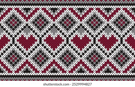 Seamless printable knitting patterns, wallpapers, ultra-high resolution raster illustrations, print-on-demand patterns.