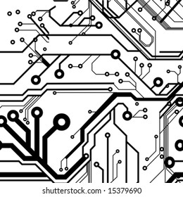 Seamless Printed Circuit Board Pattern