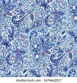 The seamless printed cotton design that is beautiful with exotic,